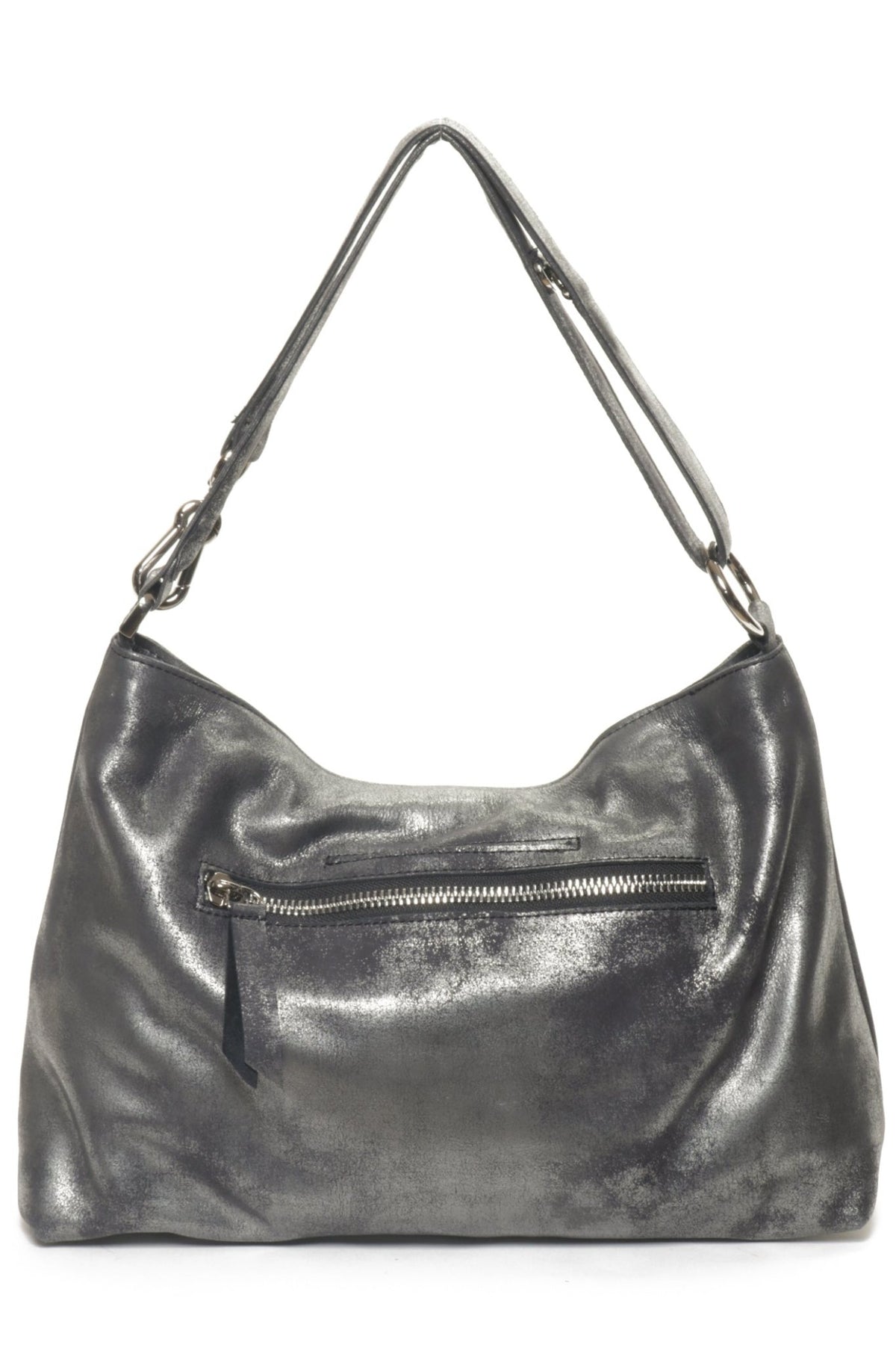 CHARLIE Black Silver - Carla Mancini Handbags
