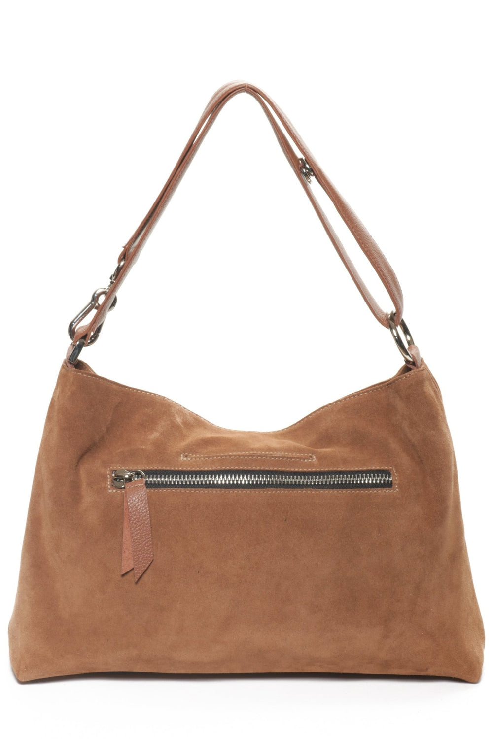 CHARLIE Camel Suede - Carla Mancini Handbags