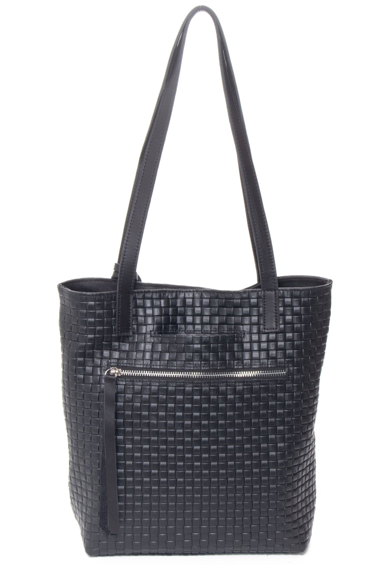 DUSTIN Black Woven - Carla Mancini Handbags