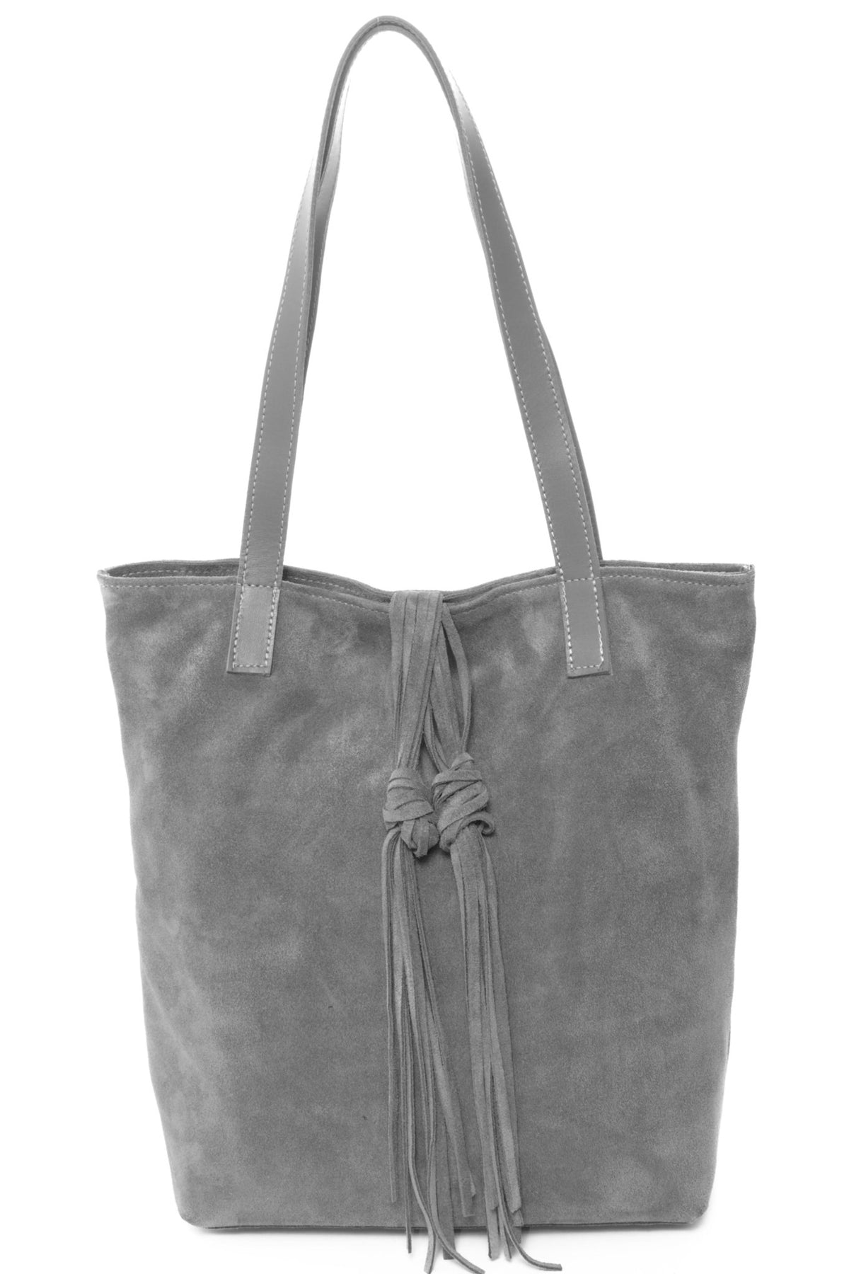 DUSTIN Grey Suede - Carla Mancini Handbags