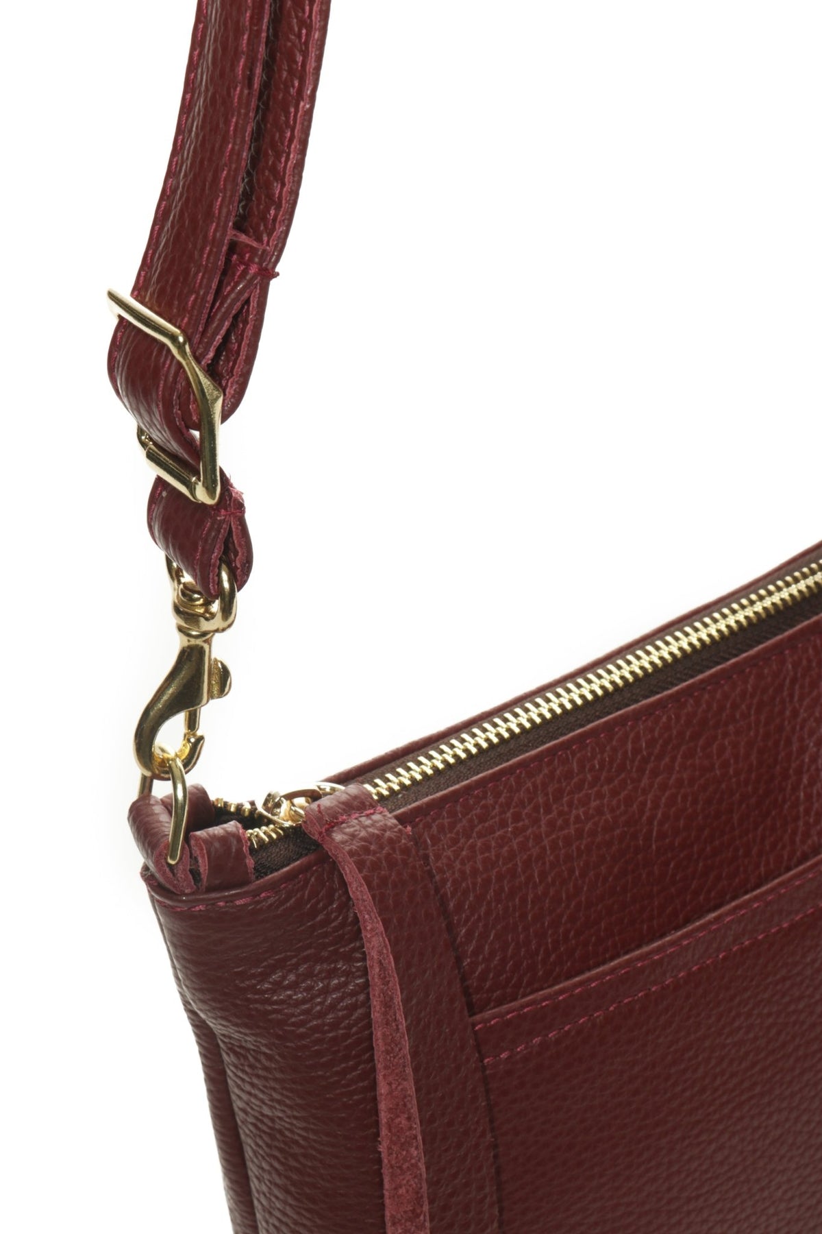 EMMA Merlot Gold - Carla Mancini Handbags