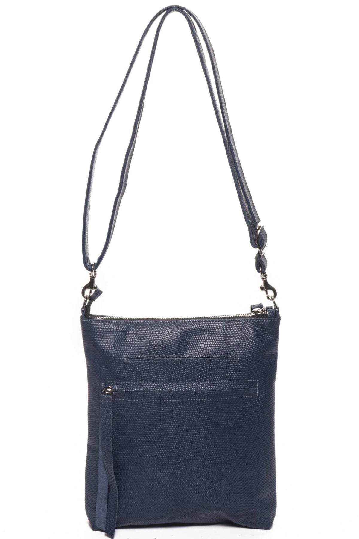 EMMA Navy Pitone - Carla Mancini Handbags