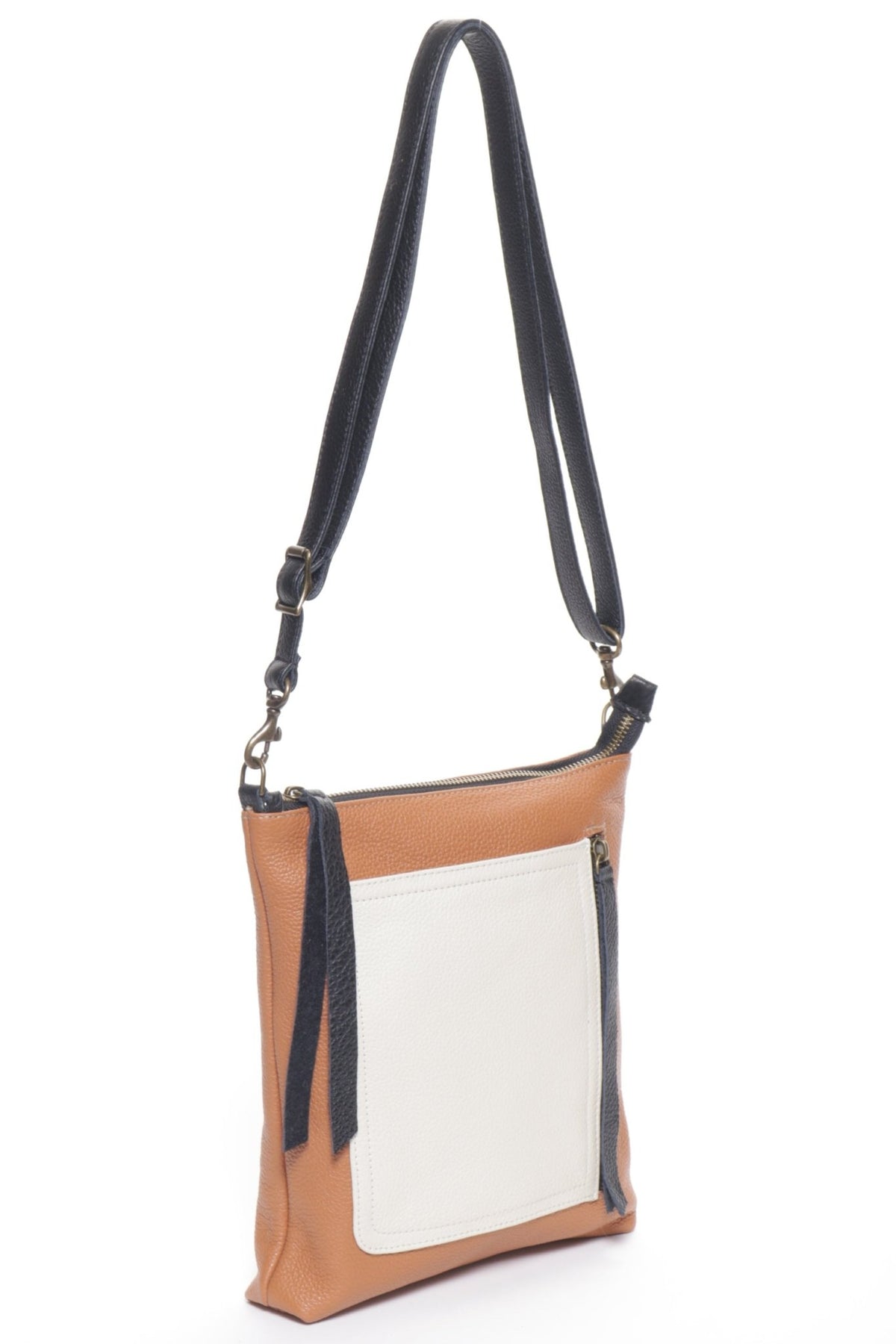 EMMA Tan OW Black - Carla Mancini Handbags