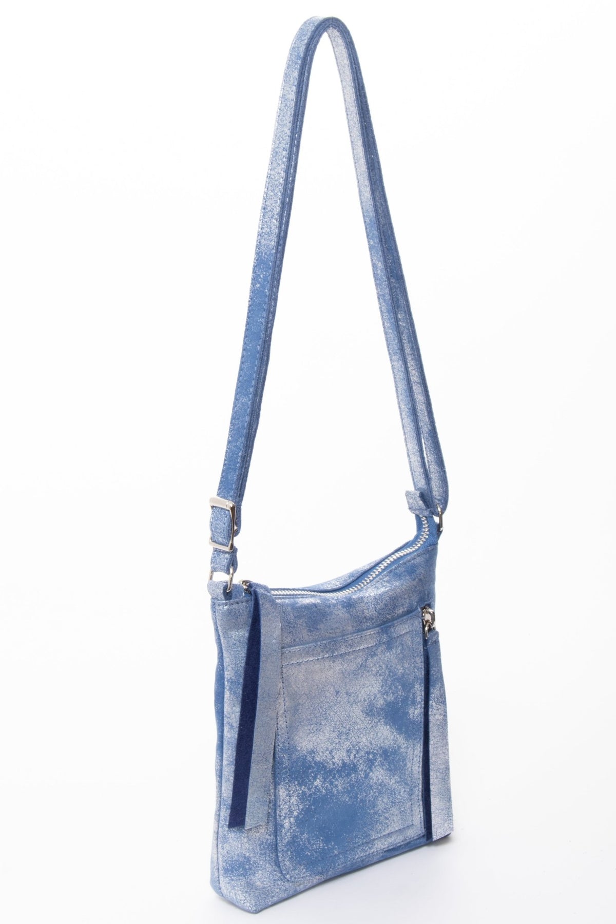 ETHAN Silver Blue - Carla Mancini Handbags