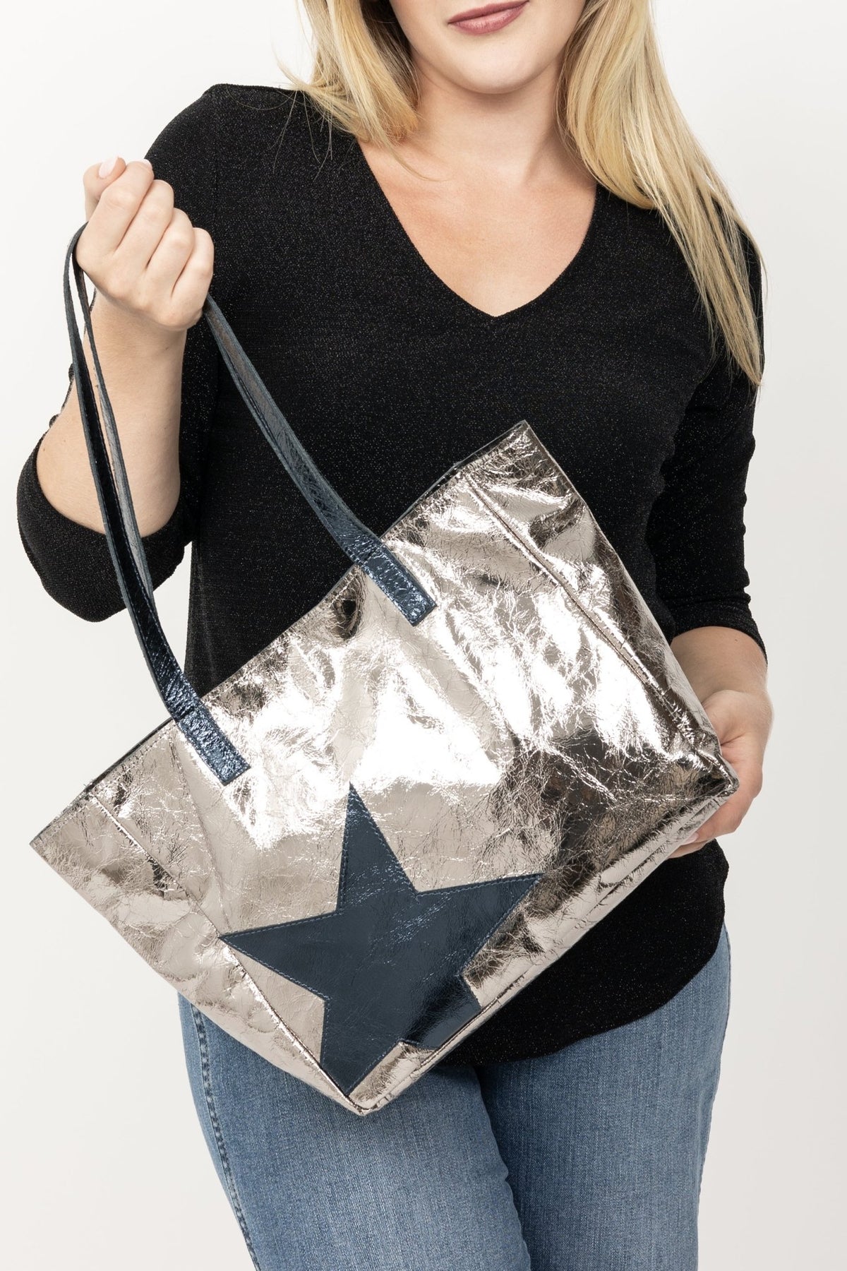 LINA Silver Star - Carla Mancini Handbags