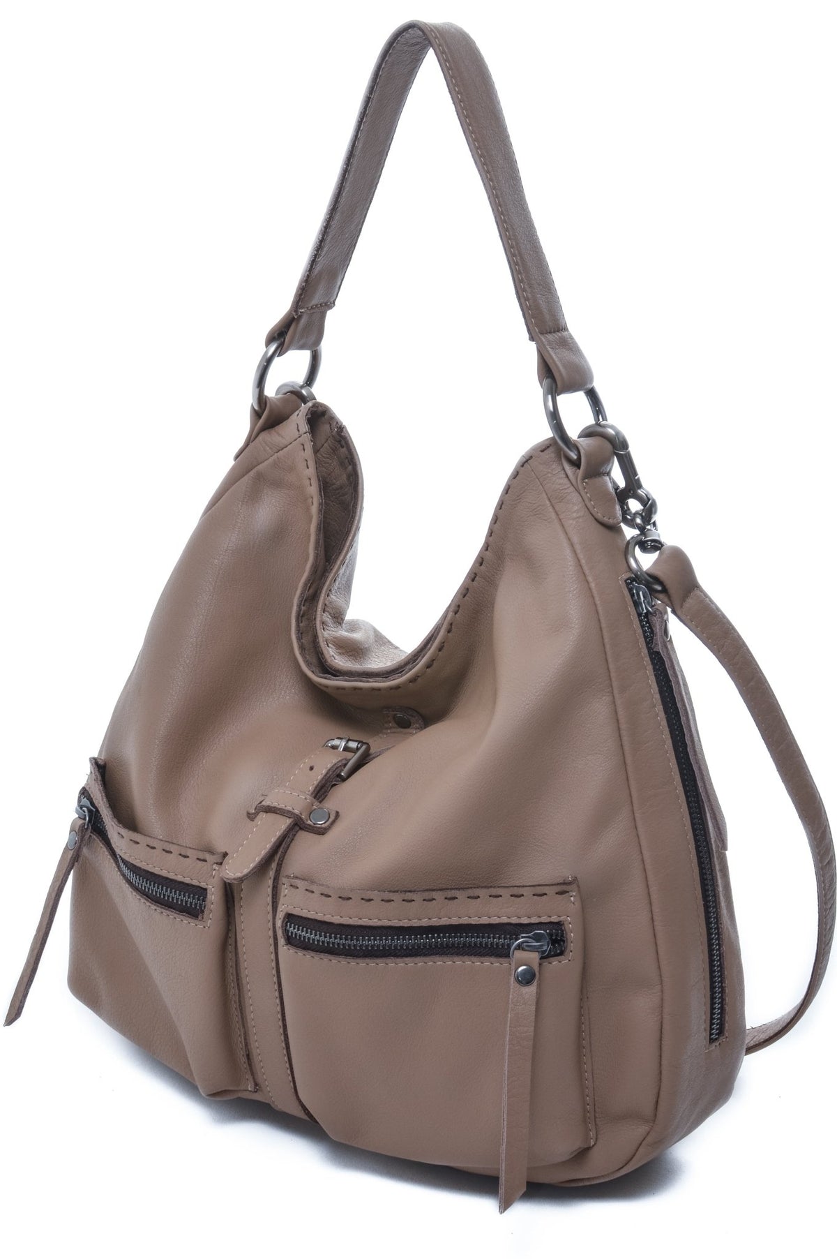 MADISON Taupe - Carla Mancini Handbags