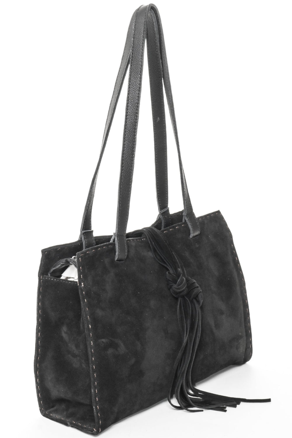 MONTEREY BLACK Suede - Carla Mancini Handbags
