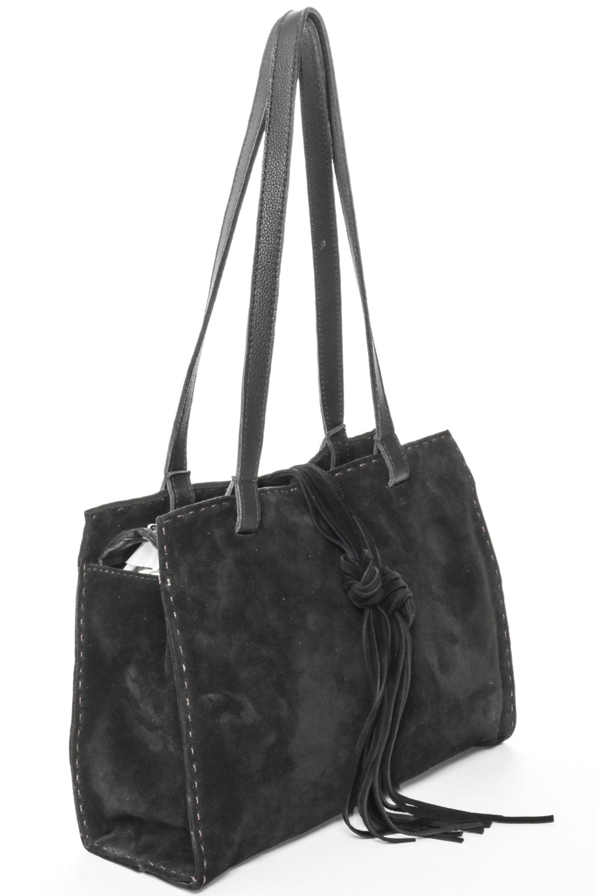 MONTEREY BLACK Suede - Carla Mancini Handbags