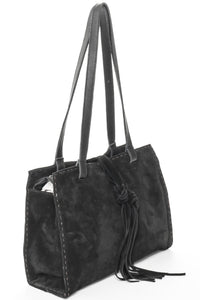 MONTEREY BLACK Suede - Carla Mancini Handbags