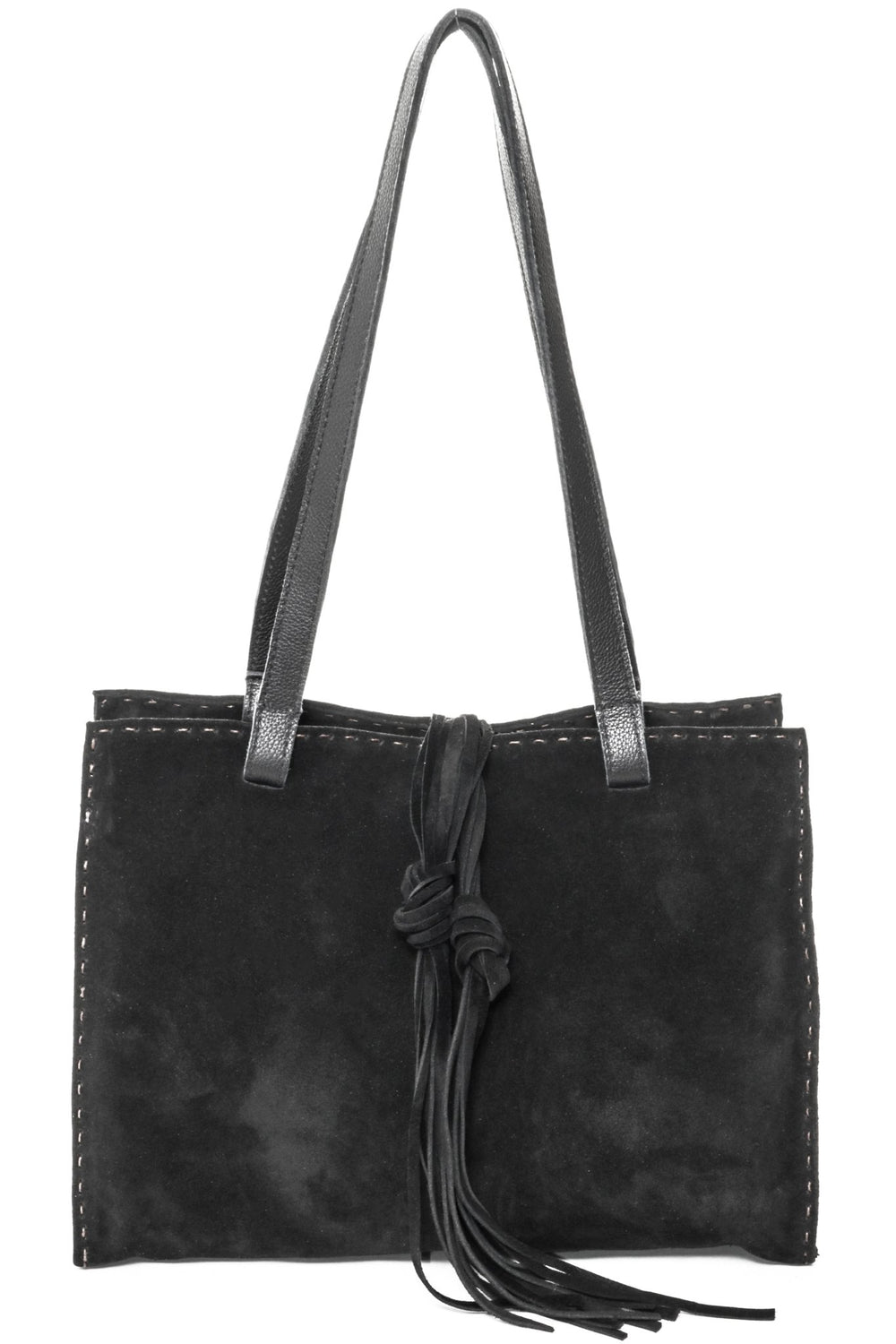 MONTEREY BLACK Suede - Carla Mancini Handbags