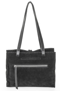 MONTEREY BLACK Suede - Carla Mancini Handbags