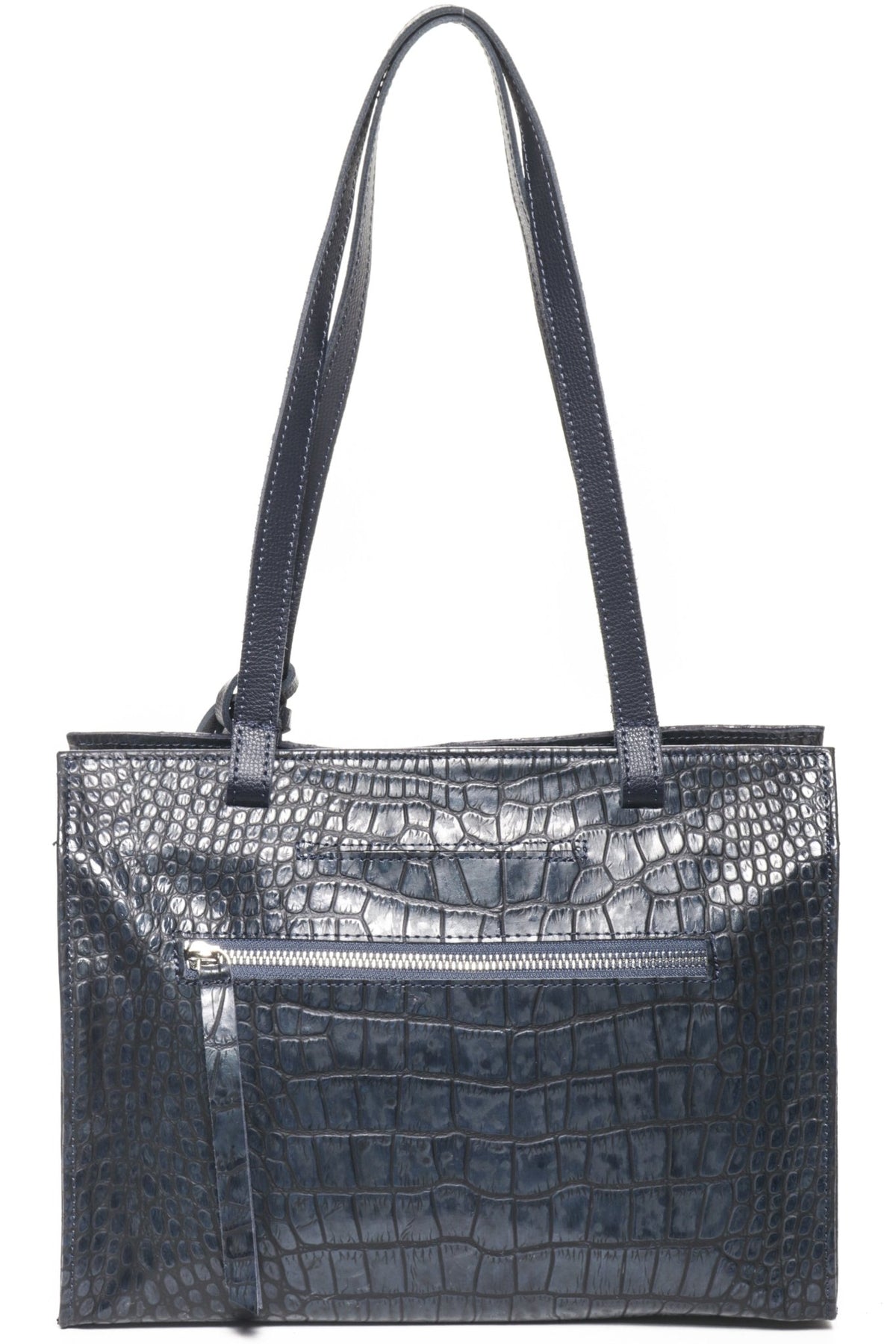 MONTEREY Navy Croco - Carla Mancini Handbags