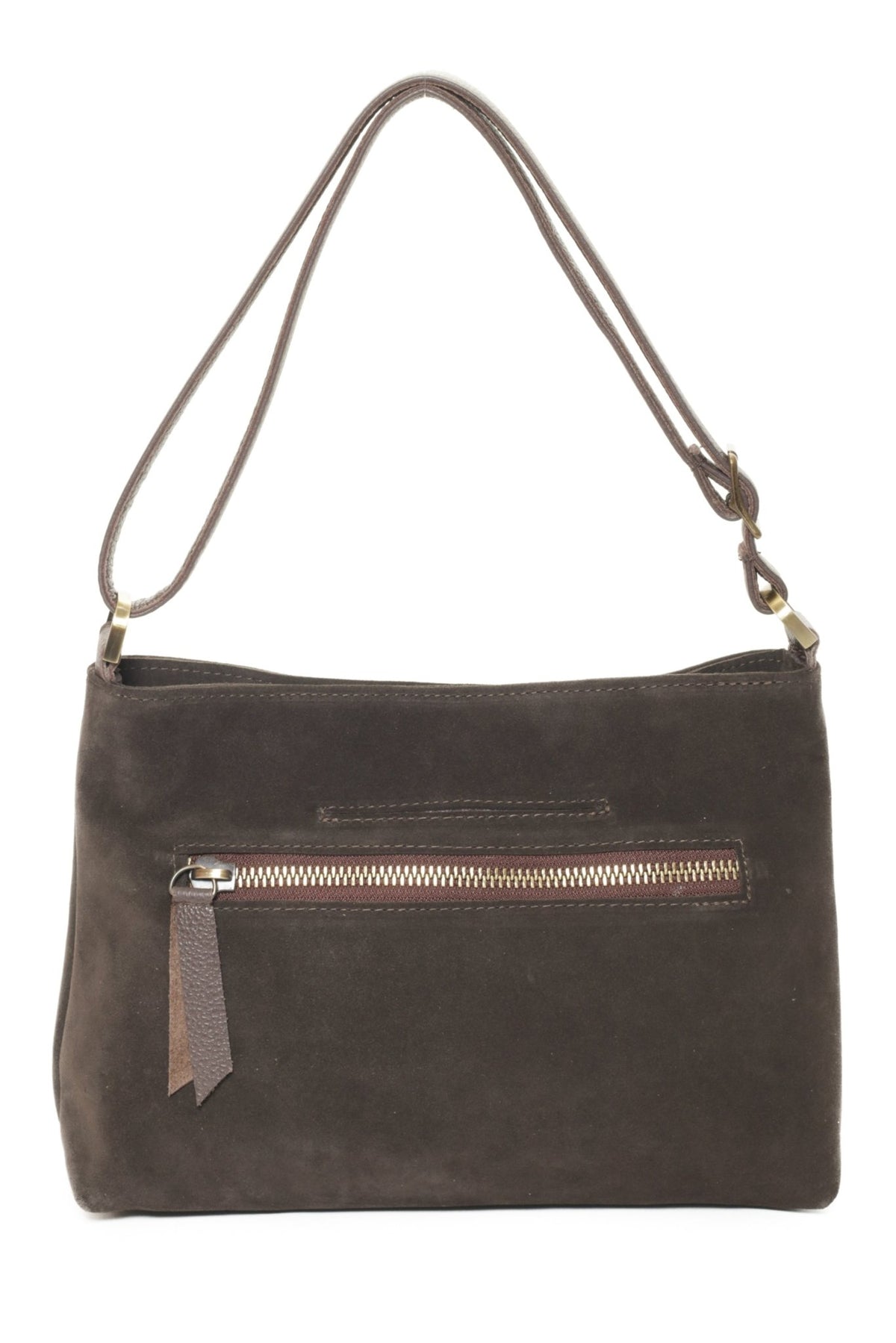 NOA Brown Suede - Carla Mancini Handbags