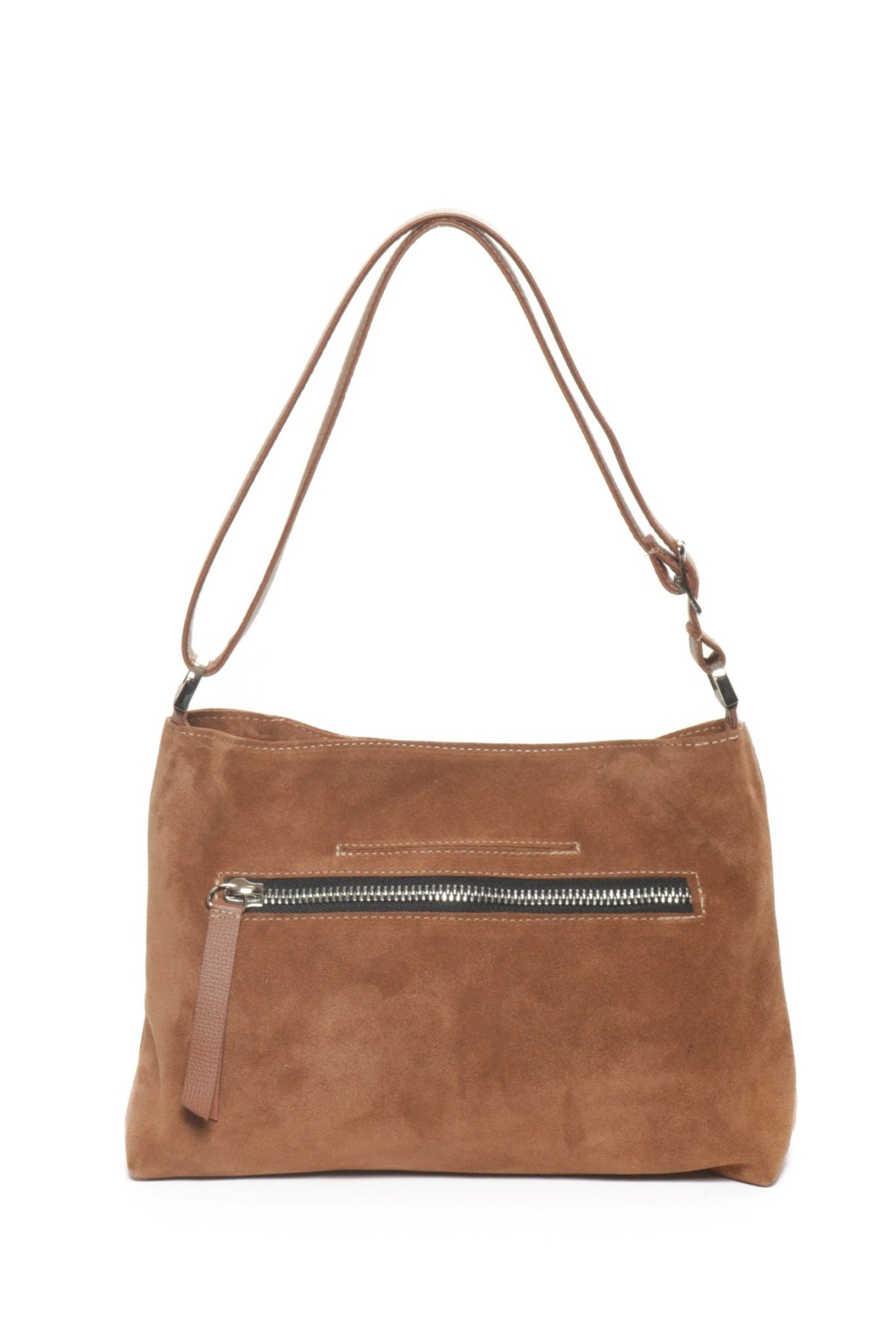 NOA Camel Suede - Carla Mancini Handbags