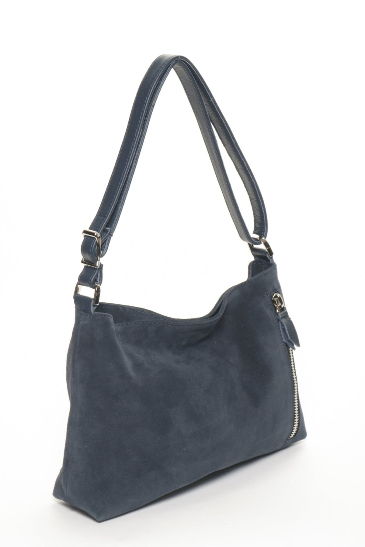 NOA Navy Suede - Carla Mancini Handbags