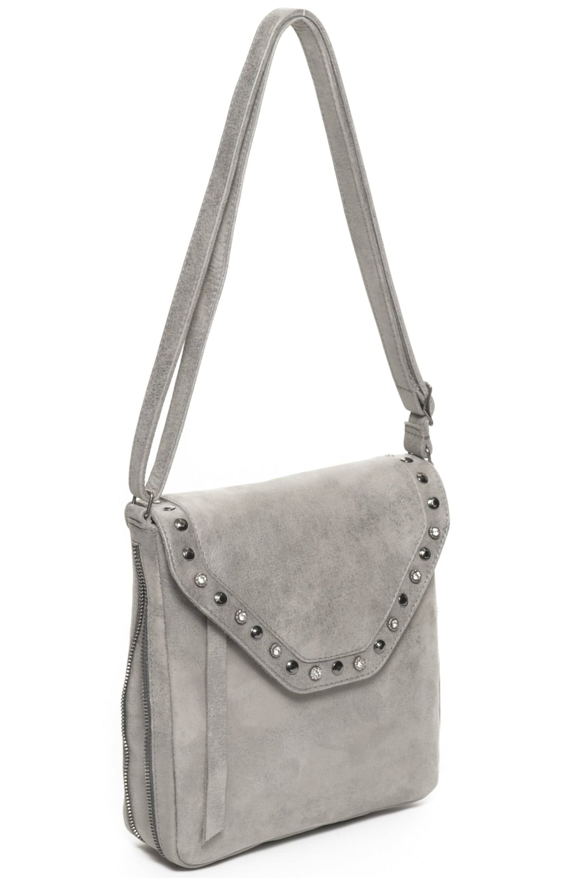 ORNA Grey Silver - Carla Mancini Handbags