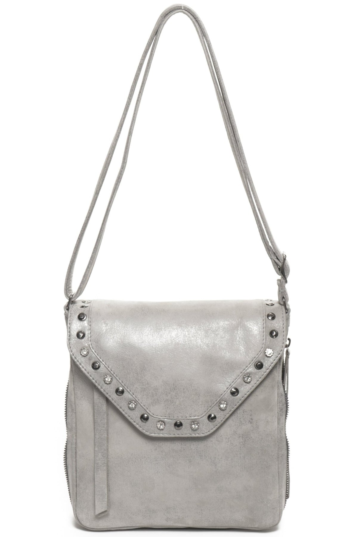 ORNA Grey Silver - Carla Mancini Handbags