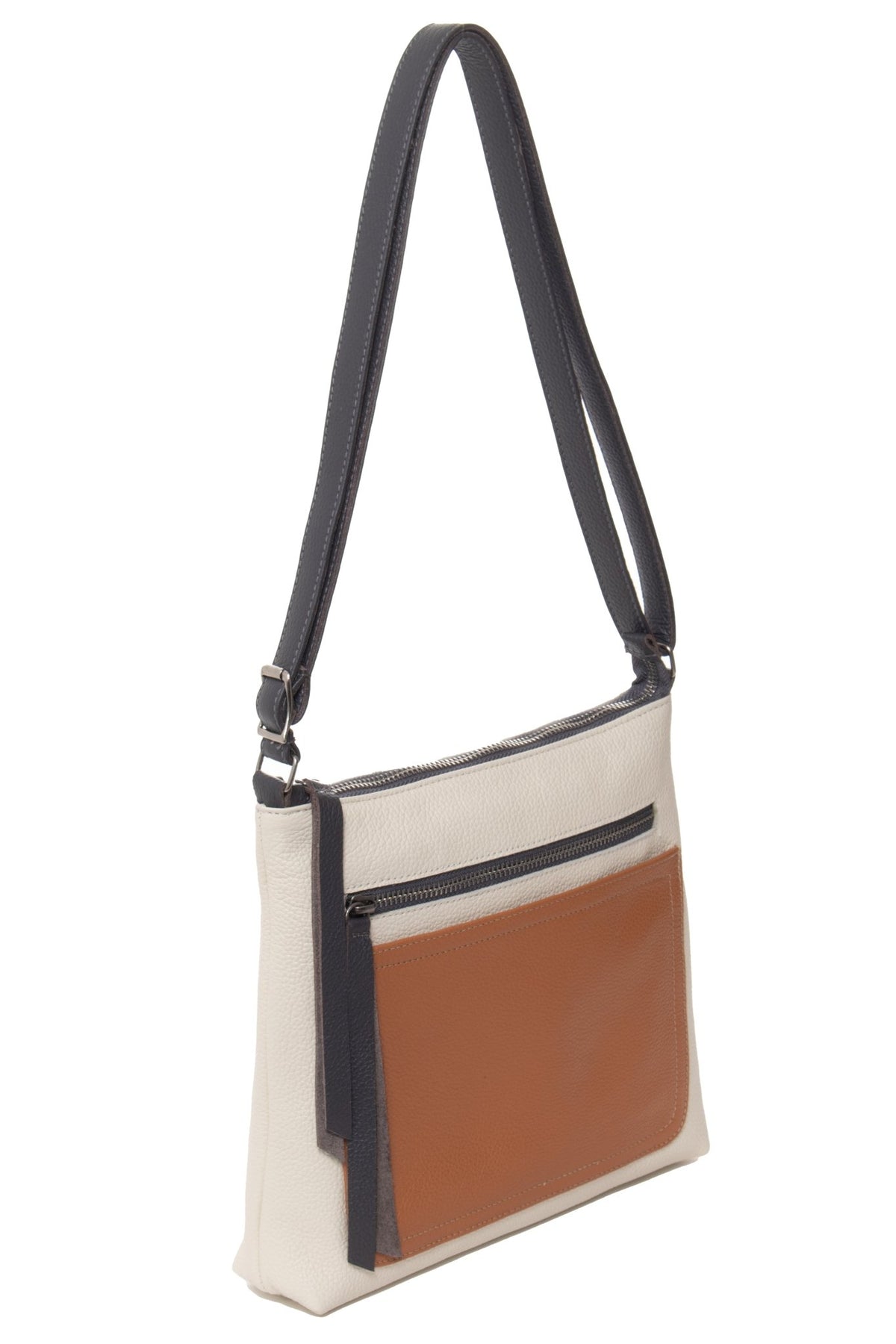 PARKER Off White Tan - Carla Mancini Handbags
