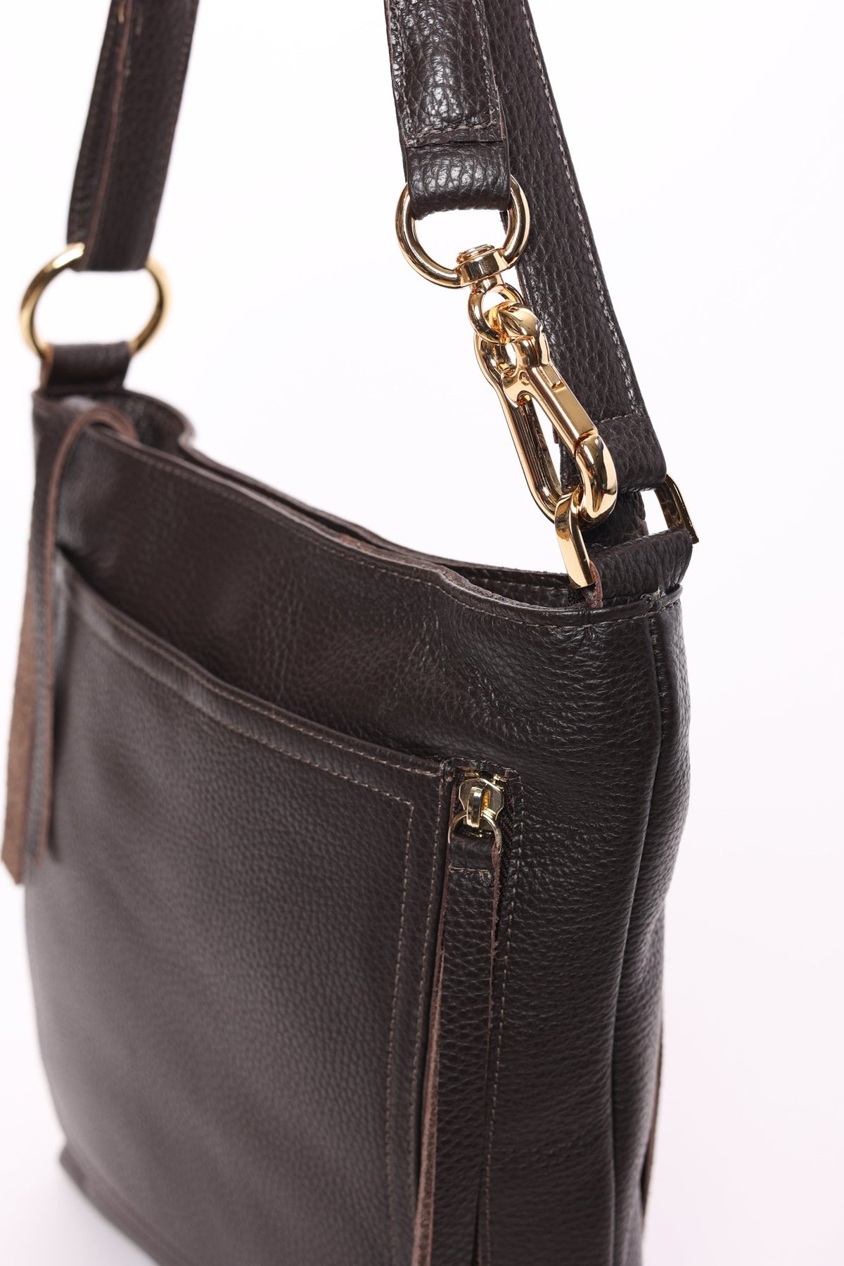 RILEY Chocolate - Carla Mancini Handbags