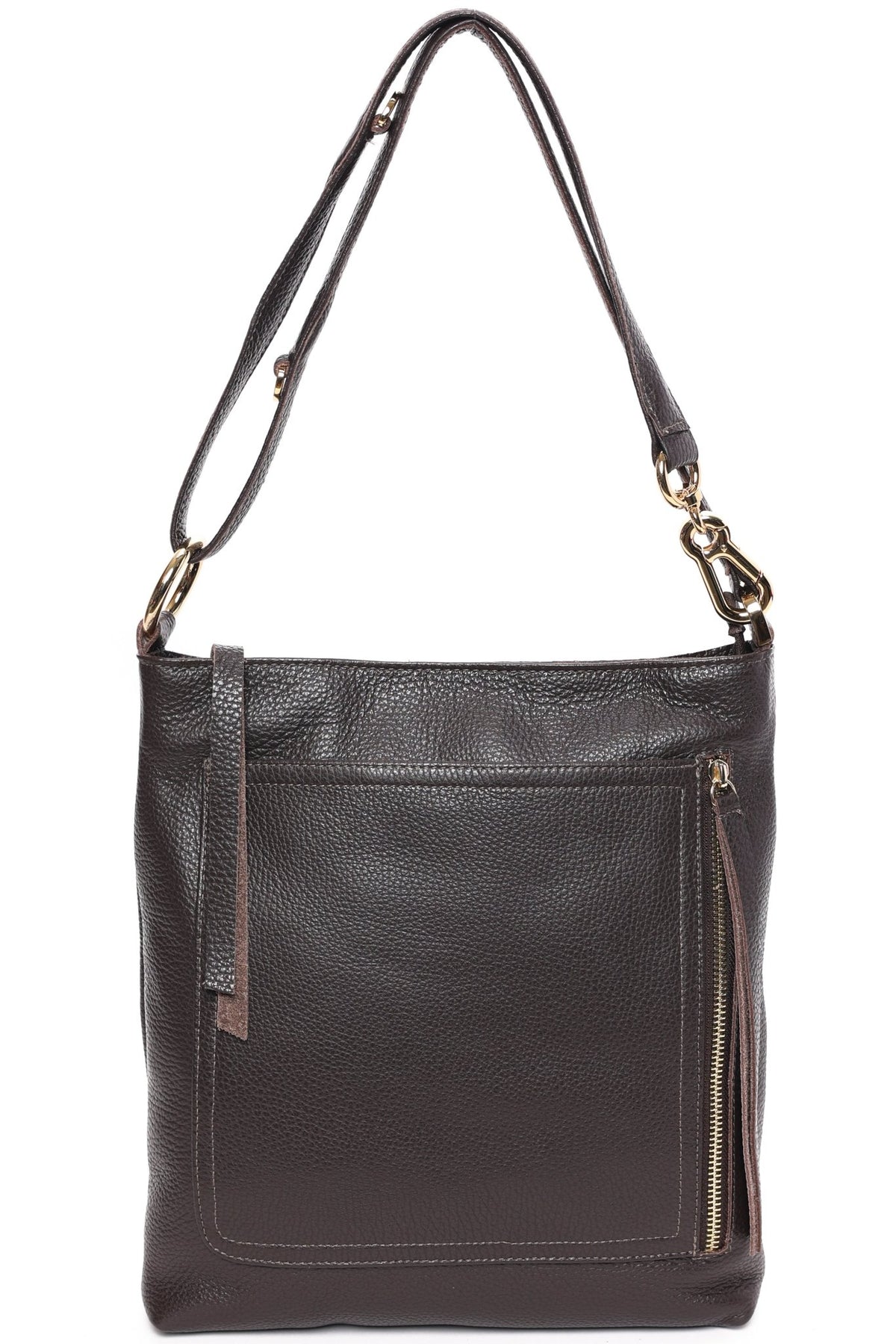 RILEY Chocolate - Carla Mancini Handbags