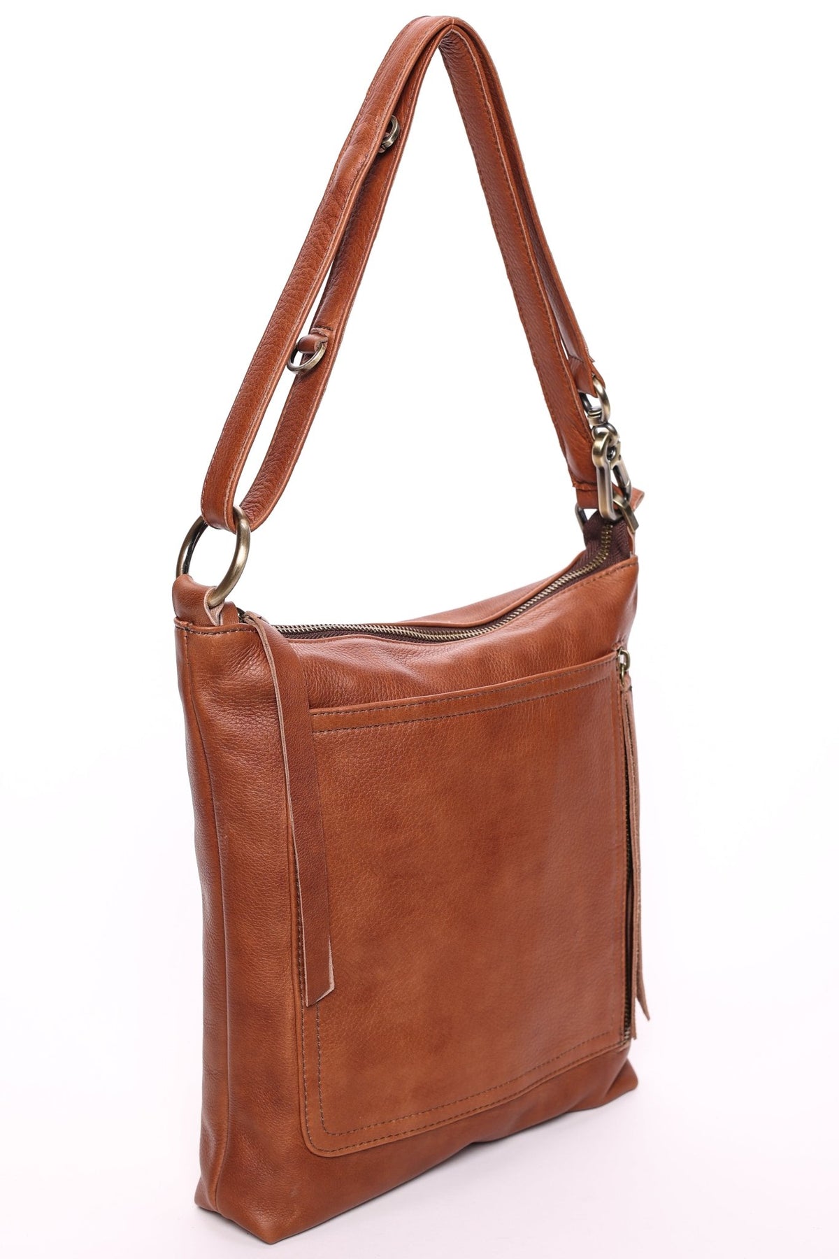 RILEY Vintage Tan - Carla Mancini Handbags