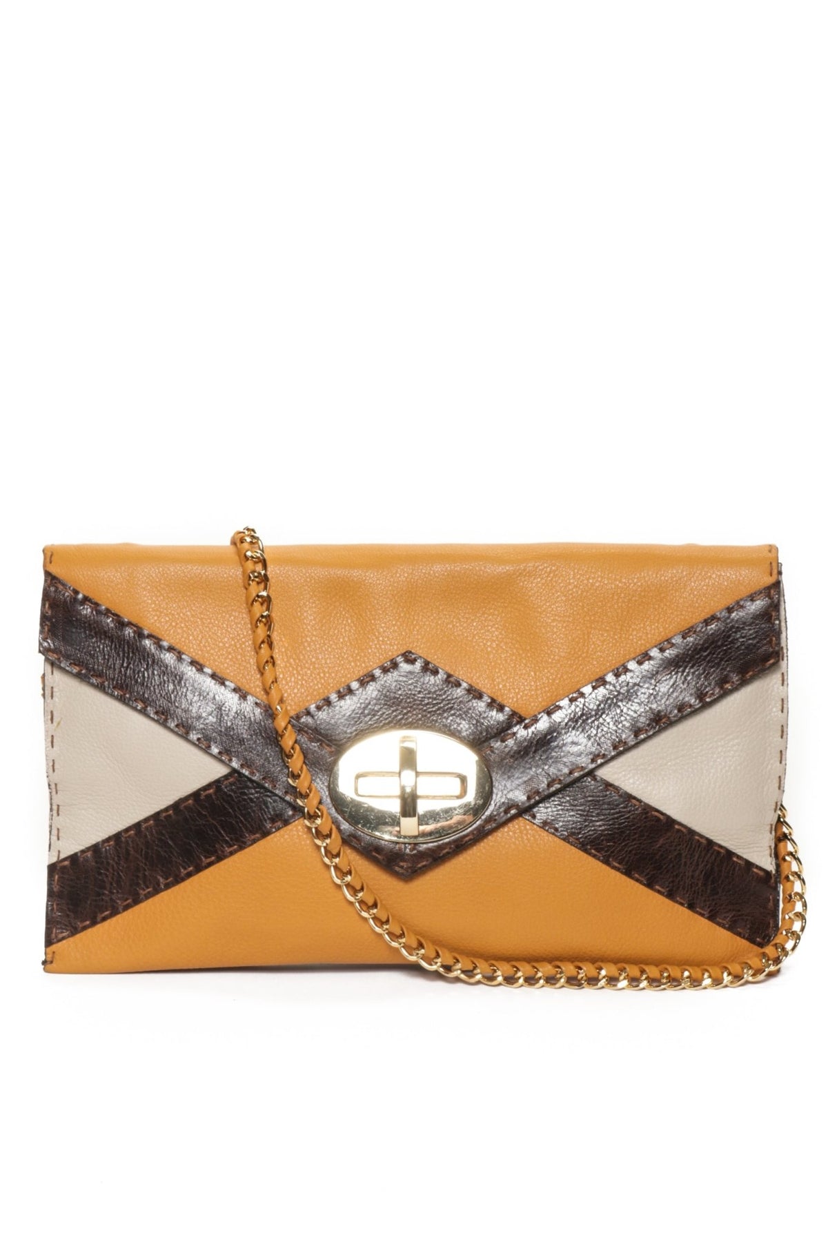 TONY Yellow White - Carla Mancini Handbags