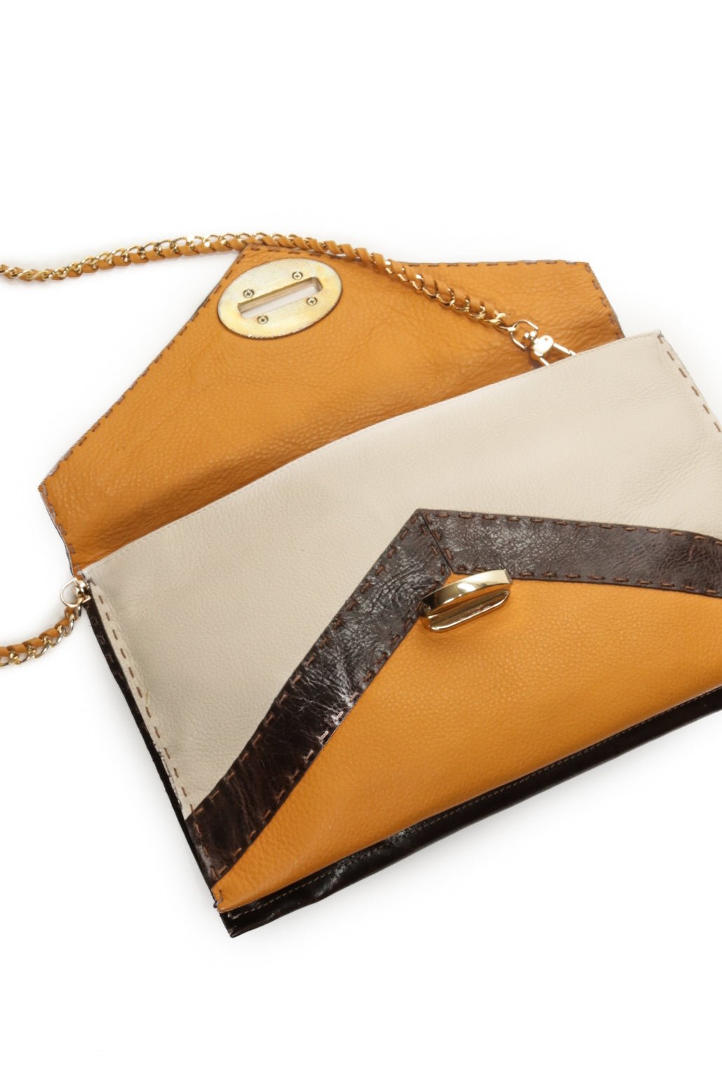 TONY Yellow White - Carla Mancini Handbags