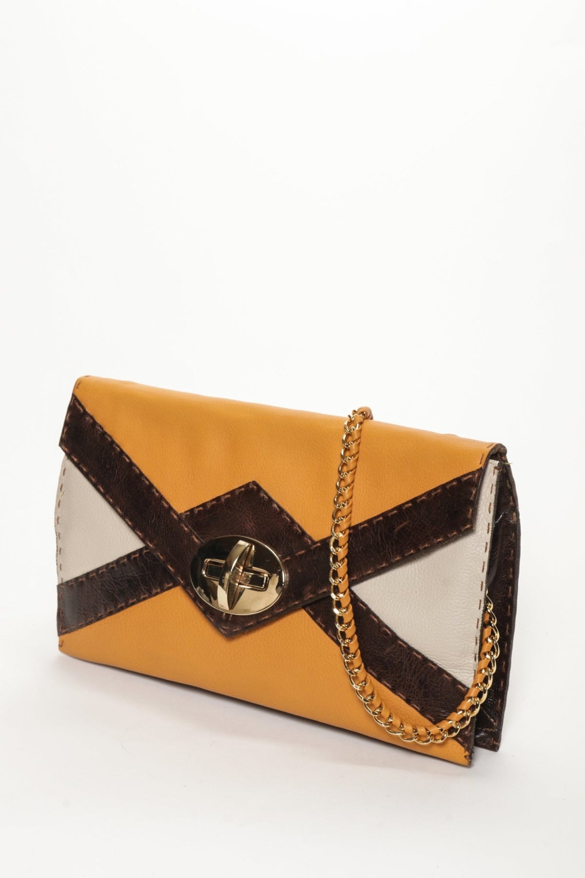TONY Yellow White - Carla Mancini Handbags