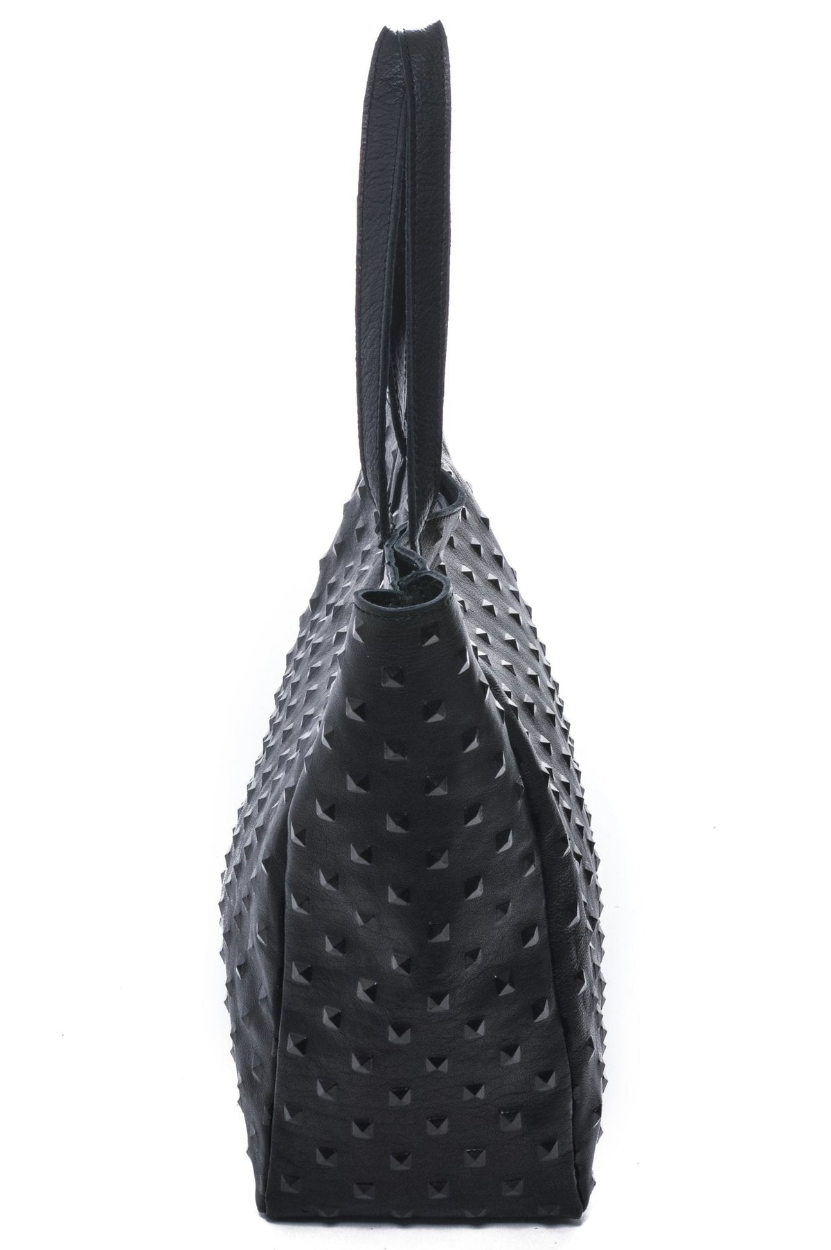 AMBER Black Studded - Carla Mancini Handbags