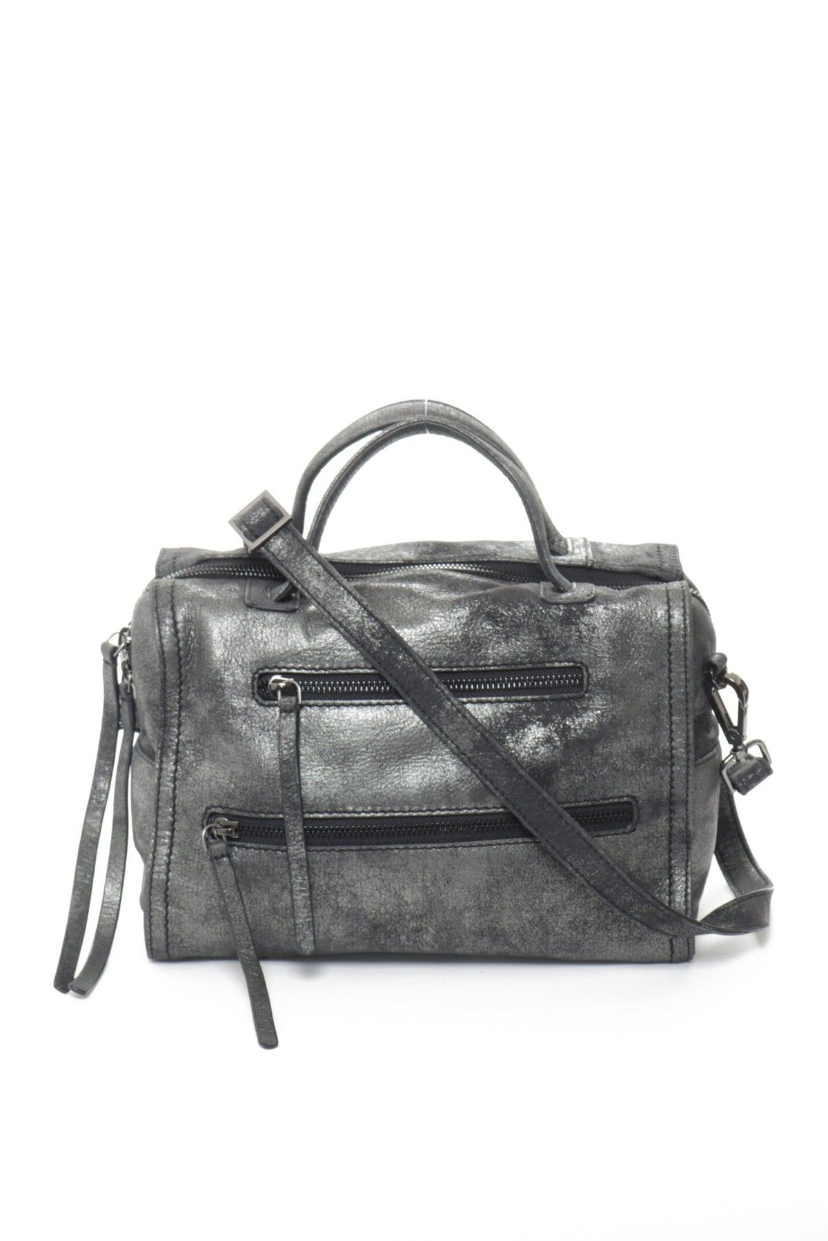 BRINKLEY Black Silver - Carla Mancini Handbags