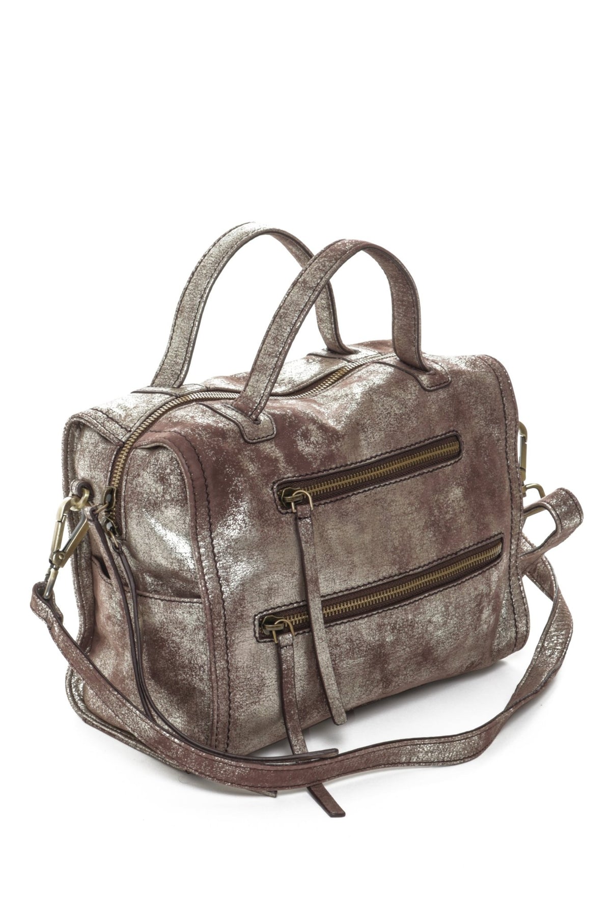 BRINKLEY Brown Gold - Carla Mancini Handbags