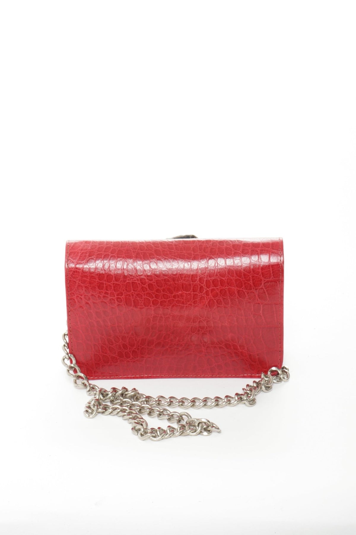 CORINNE Red Croco - Carla Mancini Handbags