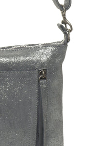 EMMA Grey Shimmer - Carla Mancini Handbags