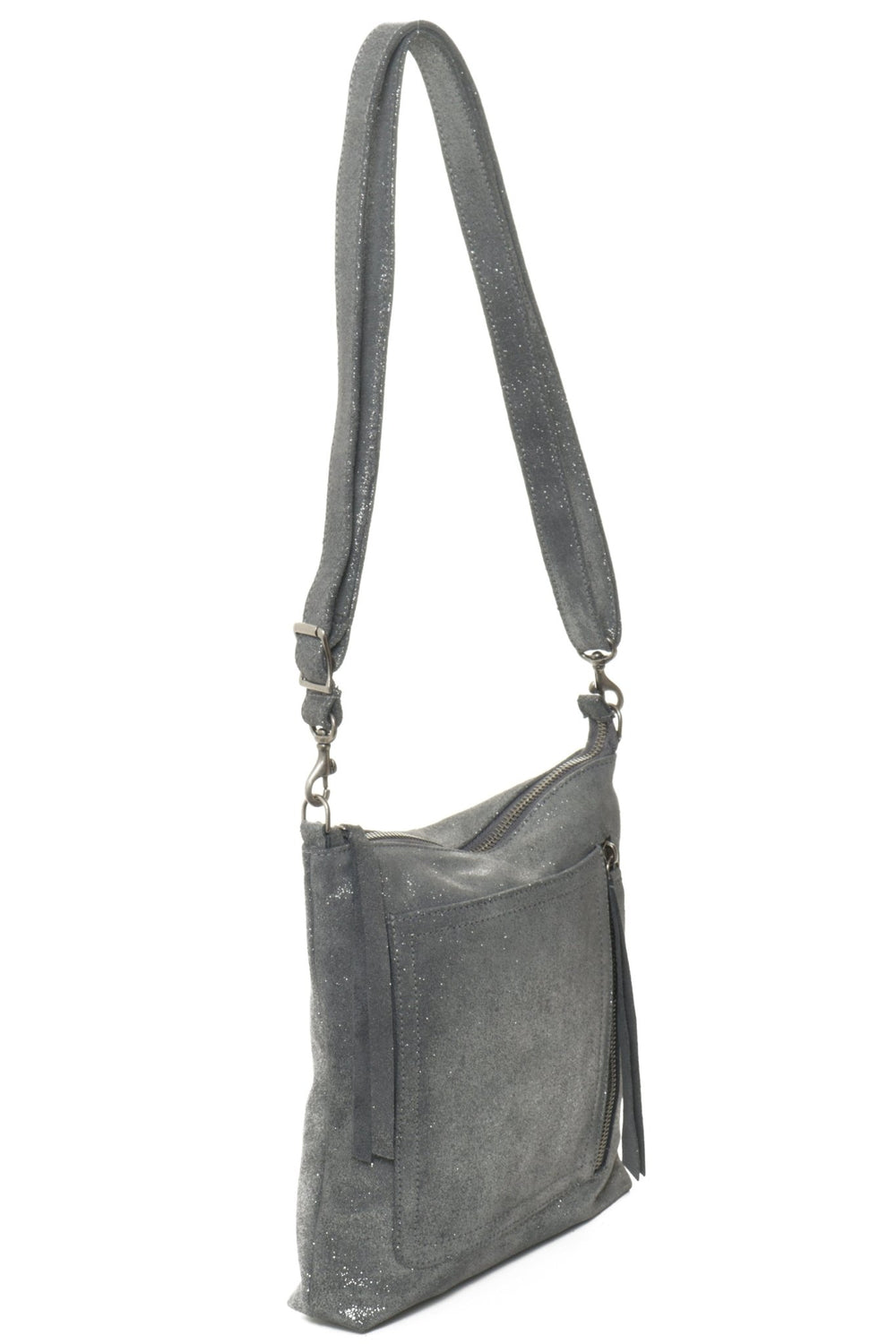 EMMA Grey Shimmer - Carla Mancini Handbags