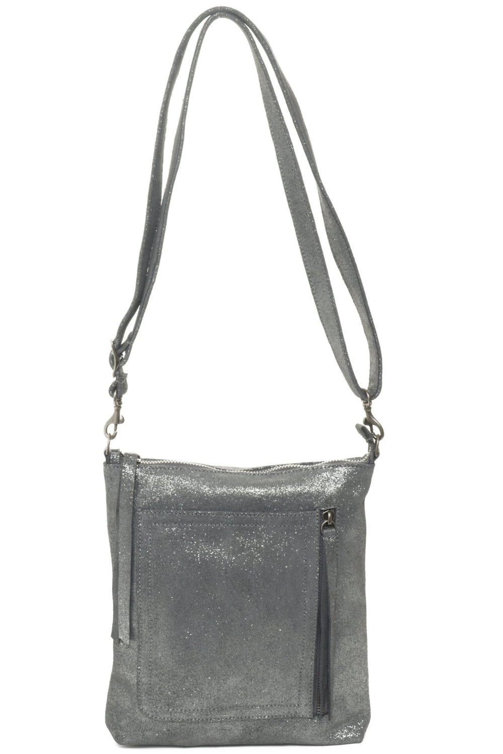 EMMA Grey Shimmer - Carla Mancini Handbags