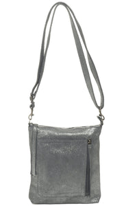 EMMA Grey Shimmer - Carla Mancini Handbags