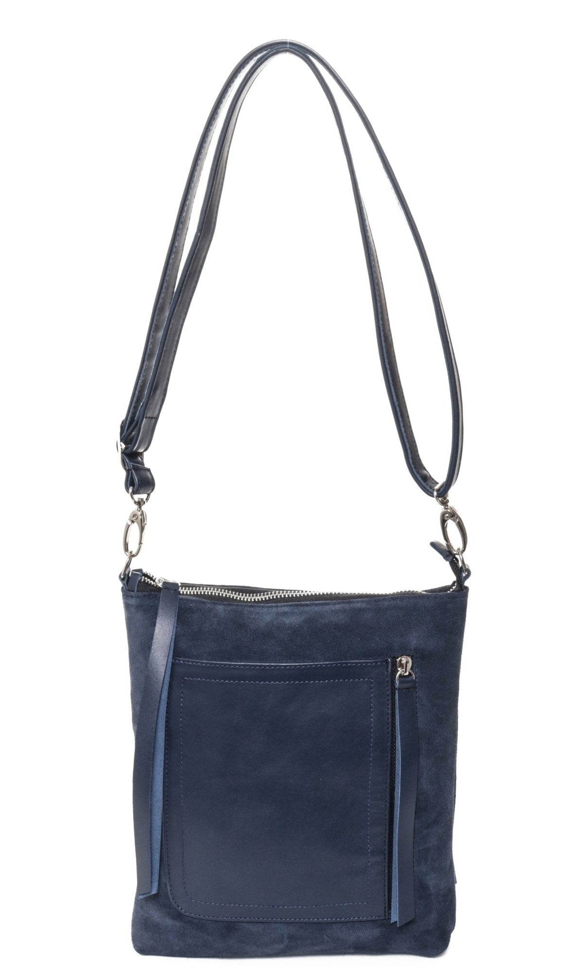 EMMA Navy Suede - Carla Mancini Handbags