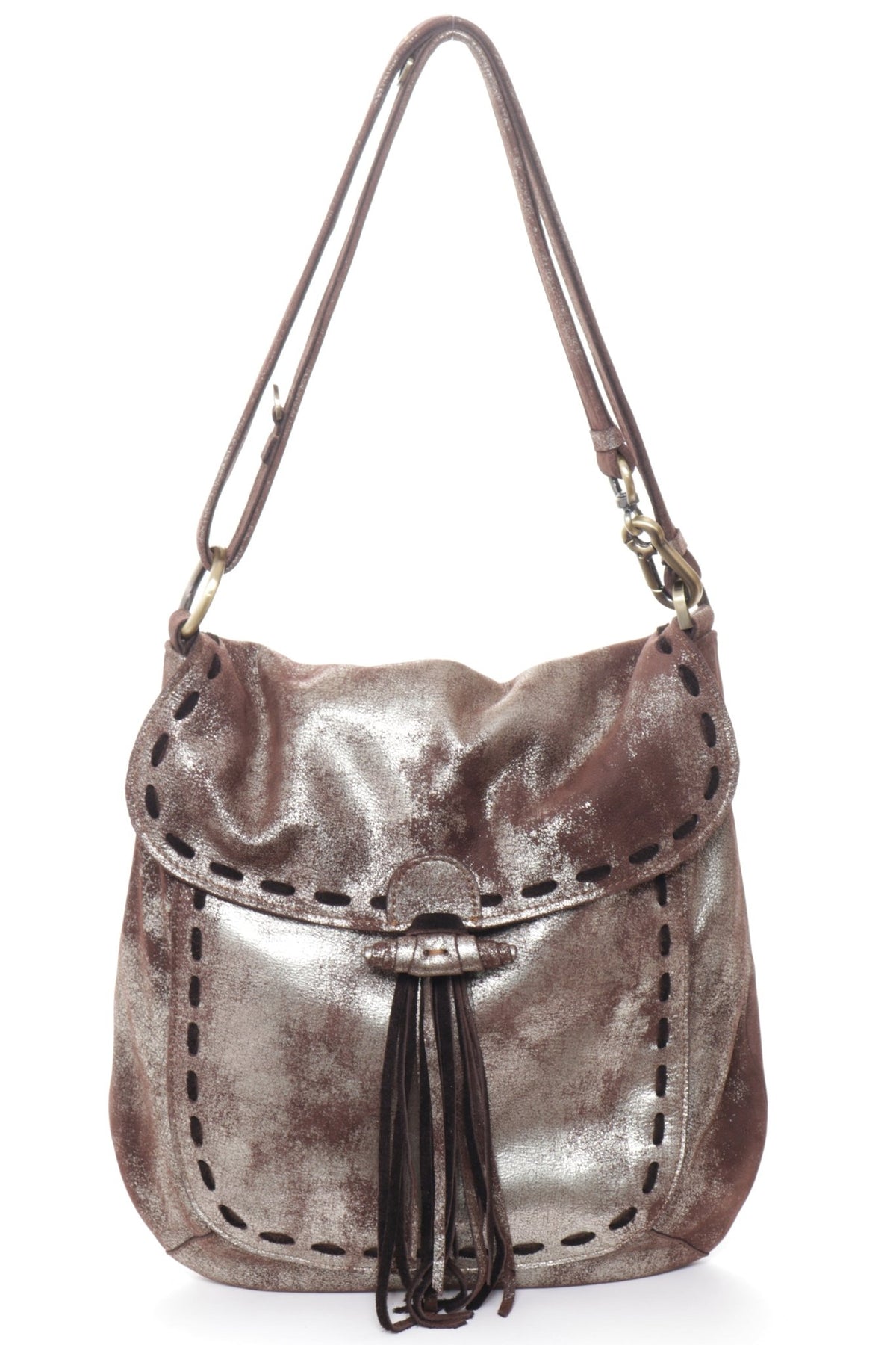 IRENE Brown Gold - Carla Mancini Handbags