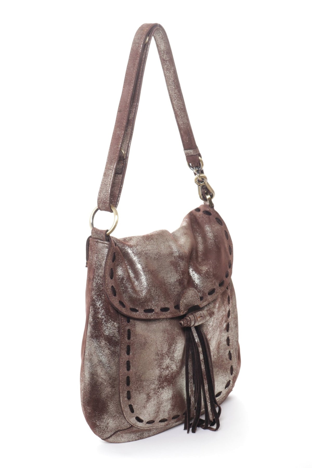 IRENE Brown Gold - Carla Mancini Handbags