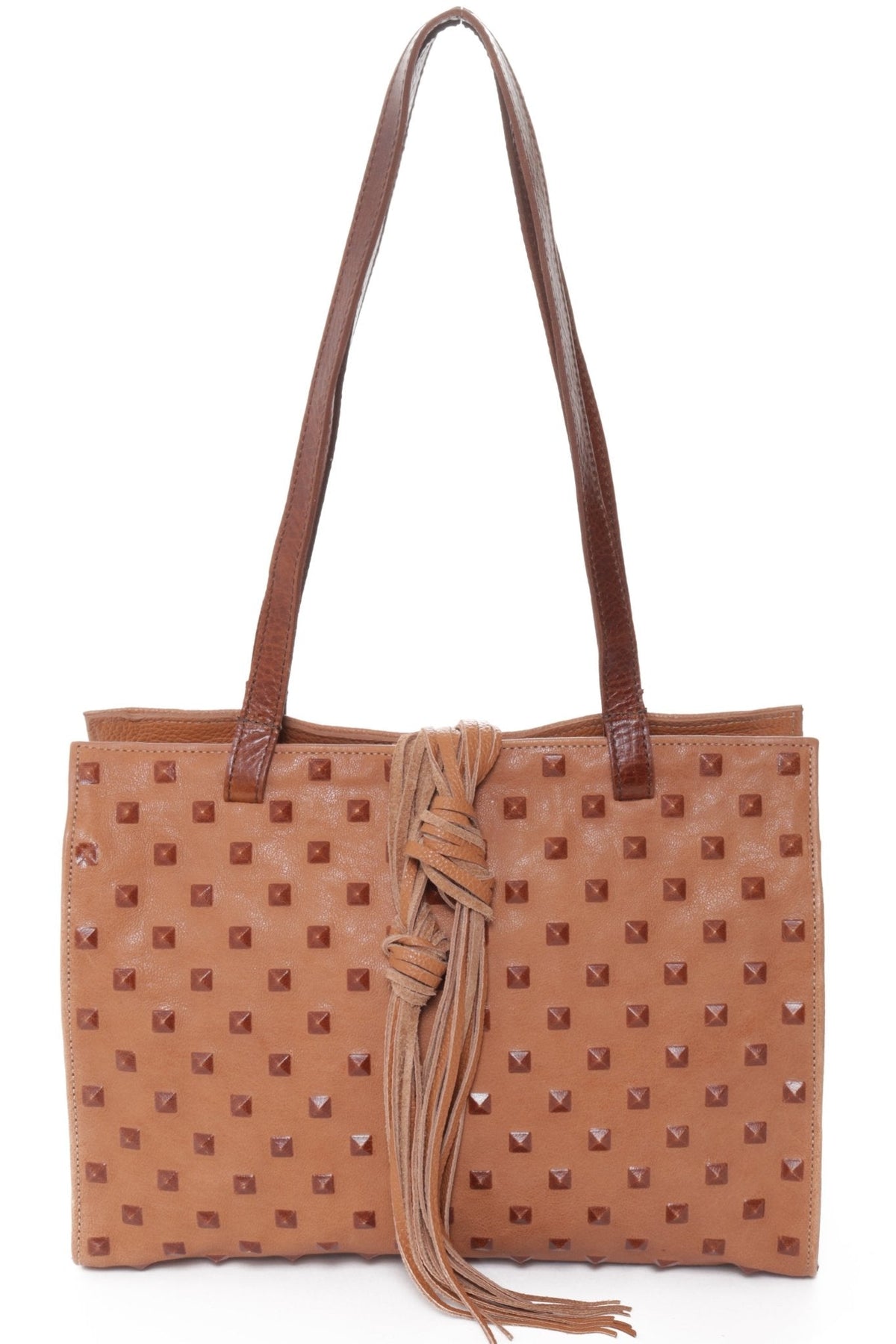 MONTEREY Tan Studs - Carla Mancini Handbags