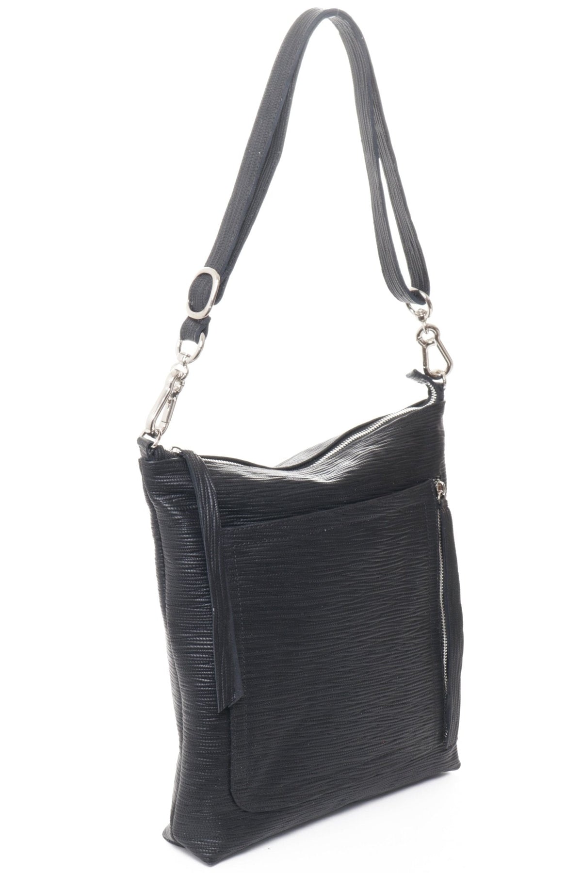 RILEY Black Spago - Carla Mancini Handbags
