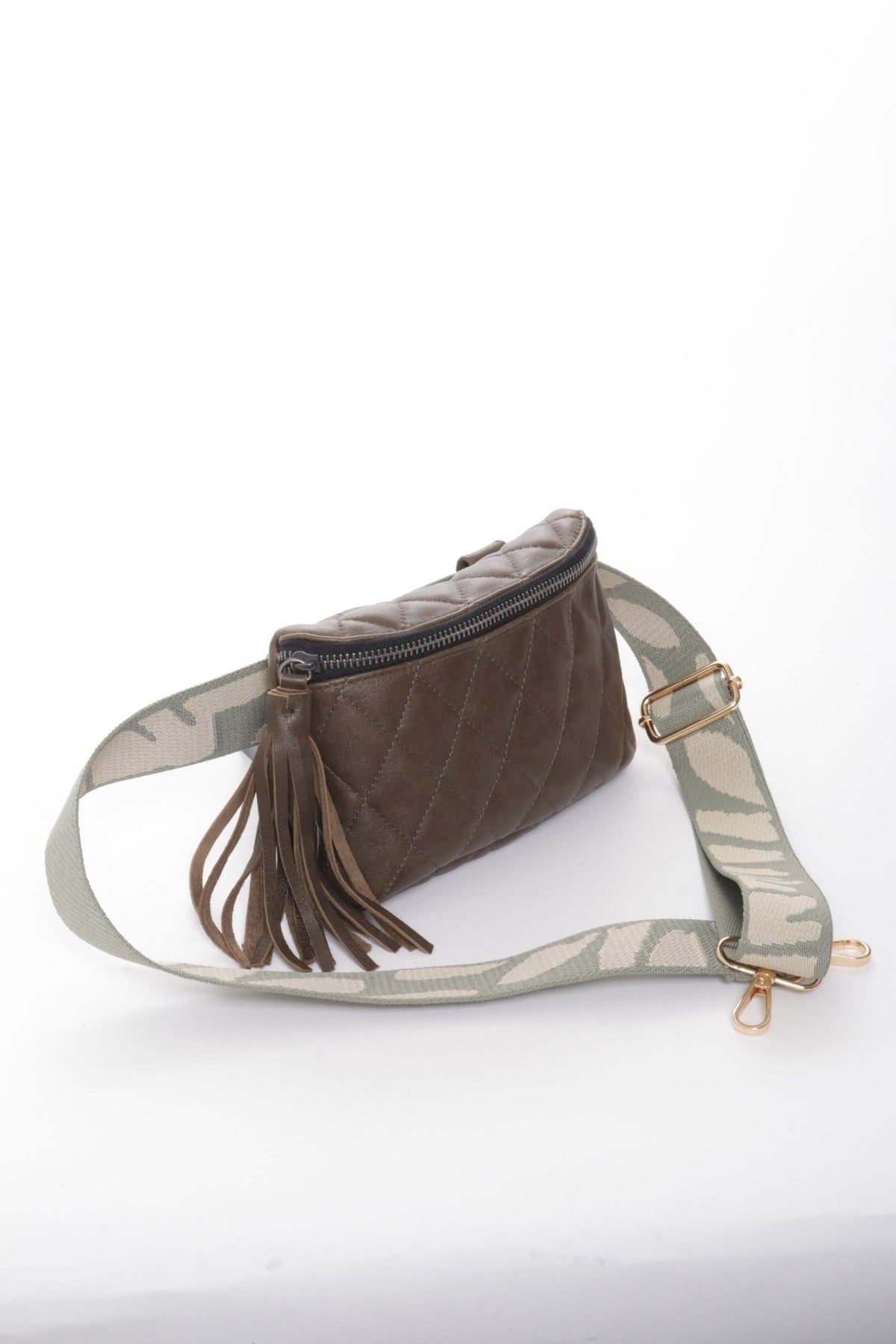 SIDNEY Khaki - Carla Mancini Handbags