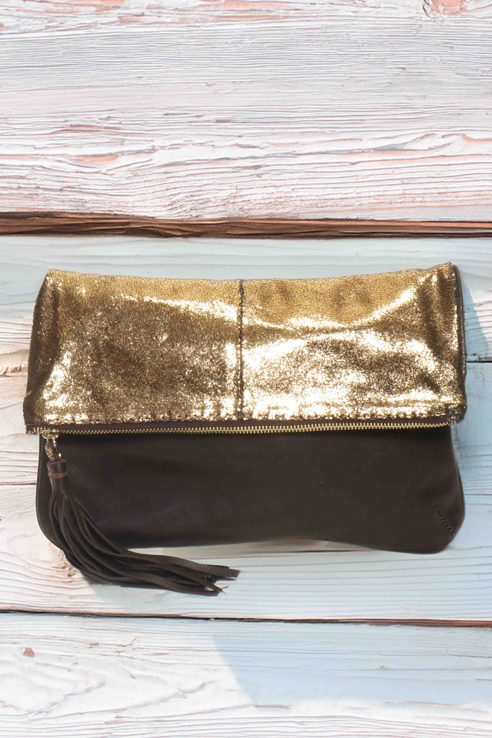 BELLA Crinkled Gold