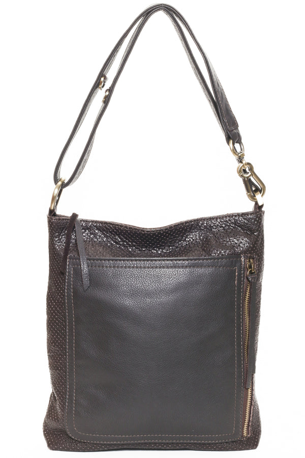 RILEY Brown Perforated