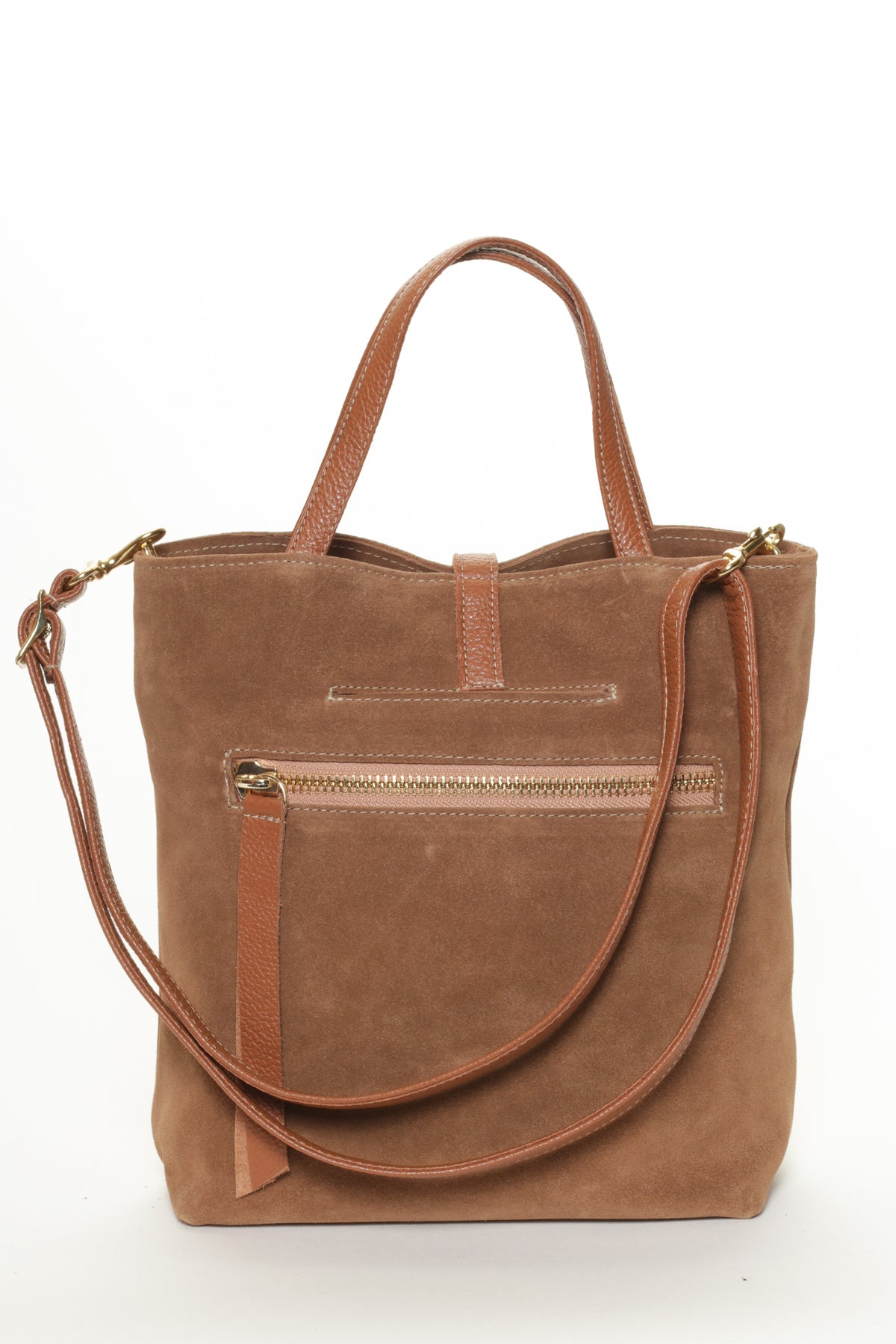 SIENNA Camel Suede