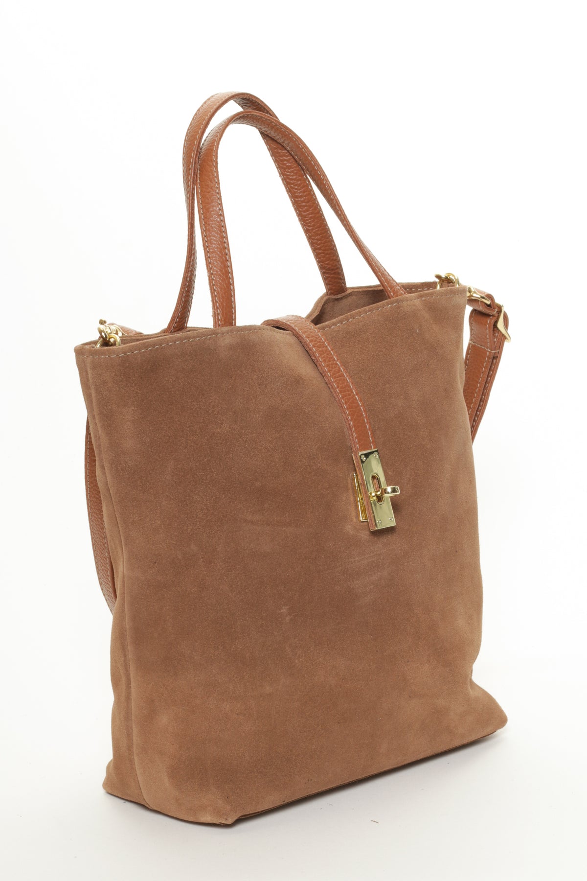 SIENNA Camel Suede