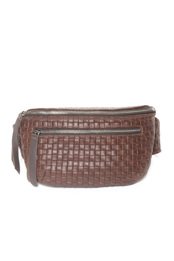 BILSON Brown Woven - Carla Mancini Handbags