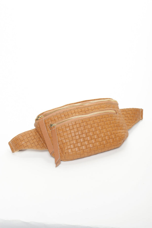 BILSON Tan Woven - Carla Mancini Handbags