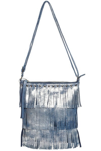 CAPRI Silver Blue - Carla Mancini Handbags