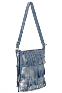 CAPRI Silver Blue - Carla Mancini Handbags